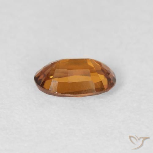Zircon Gemstone in 6 x 4 mm (calibrated) Size for Sale, Zircon Stone in Orange Brown Color