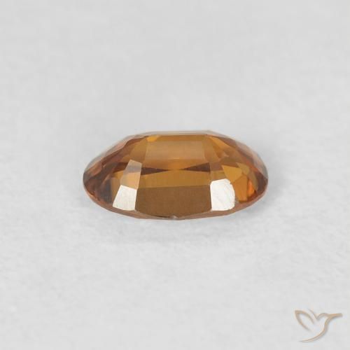 Zircon Gemstone in 6 x 4 mm (calibrated) Size for Sale, Zircon Stone in Medium Orange Color