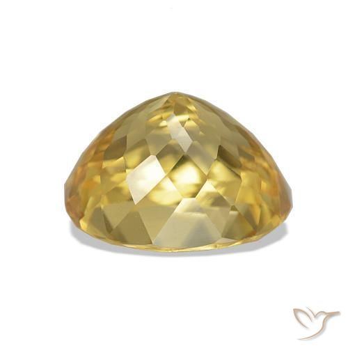 Zircon Gemstone in 9 x 7 mm (calibrated) Size for Sale, Zircon Stone in Golden Color