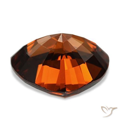 Zircon Gemstone in 13 x 13 mm (calibrated) Size for Sale, Zircon Stone in Bright Red Color