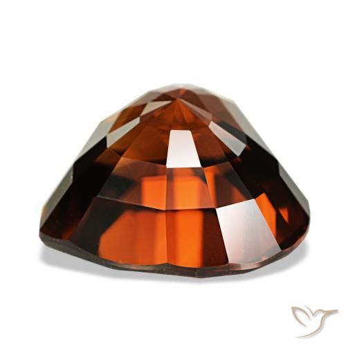 Zircon Gemstone in 11 x 11 mm (calibrated) Size for Sale, Zircon Stone in Bright Red Color