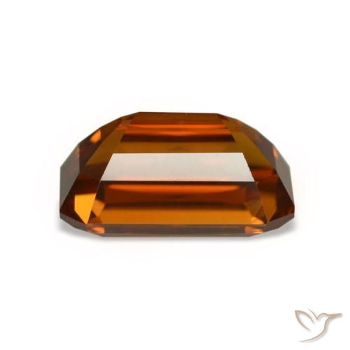 Zircon Gemstone in 10.8 x 6.9 mm Size for Sale, Zircon Stone in Dark Orange Color