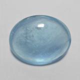 thumb image of 10.9ct Oval Cabochon Light Sky Blue Aquamarine (ID: 642116)
