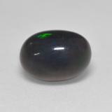 thumb image of 1.1ct Ovale Cabochon Multicolore Opale Noir (ID: 535140)
