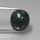 thumb image of 10.2ct Oval Cabochon Multicolor Green Bloodstone (ID: 408818)