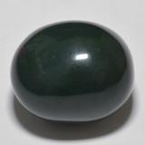 thumb image of 19.1ct Oval Cabochon Dark Green Bloodstone (ID: 647254)