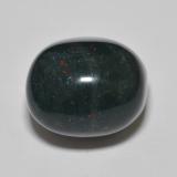 thumb image of 23.2ct Oval Cabochon Multicolor Green Bloodstone (ID: 647771)