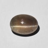 thumb image of 2.4ct Oval Cabochon Medium Brown Cat's Eye Scapolite (ID: 484723)