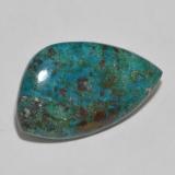 thumb image of 15.8ct Fancy Cabochon Multicolor Chrysocolla (ID: 648153)