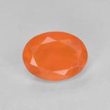 thumb image of 0.7ct Oval Facet Medium Orange Fire Opal (ID: 592187)