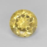 thumb image of 3.7ct Round Facet Light Golden-Yellow Golden Beryl (ID: 589775)