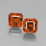thumb image of 1.8ct Octagon Facet Amber Orange Hessonite Garnet (ID: 431237)