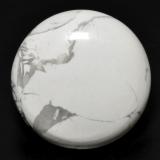 thumb image of 25.5ct Rund Cabochon Mehrfarbiges Weiß Howlith (ID: 645794)