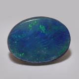 thumb image of 0.7ct Oval Cabochon Multicolor Opal Doublet (ID: 517739)