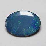 thumb image of 2.8ct Oval Cabochon Multicolor Opal Doublet (ID: 542146)