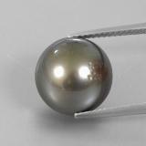 thumb image of 13.3ct Spherical Medium-Dark Grey Pearl (ID: 338219)