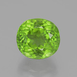 thumb image of 5.4ct Oval Facet Lively Green Peridot (ID: 399258)
