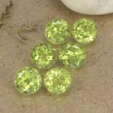 thumb image of 0.5ct Round Facet Light Lively Green Peridot (ID: 489714)