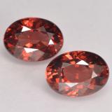 thumb image of 1.1ct Oval Facet Scarlet Red Pyrope Garnet (ID: 530072)