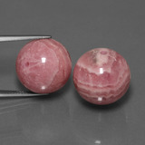 thumb image of 46.1ct Drilled Sphere Multicolor Rhodochrosite (ID: 447521)