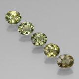 thumb image of 0.5ct Oval Facet Brownish Green Sapphire (ID: 315722)