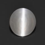 thumb image of 1ct Round Cabochon White Sillimanite Cat's Eye (ID: 551903)