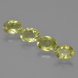 thumb image of 0.7ct Oval Facet Green Yellow Sillimanite (ID: 411724)