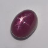thumb image of 5.3ct Oval Cabochon Raspberry Red Star Ruby (ID: 528188)