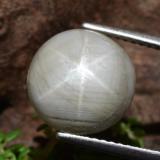 thumb image of 9.4ct Round Cabochon Very Light Grey Star Sapphire (ID: 470803)
