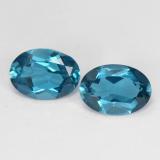 thumb image of 0.9ct Oval Facet London Blue Topaz (ID: 638162)