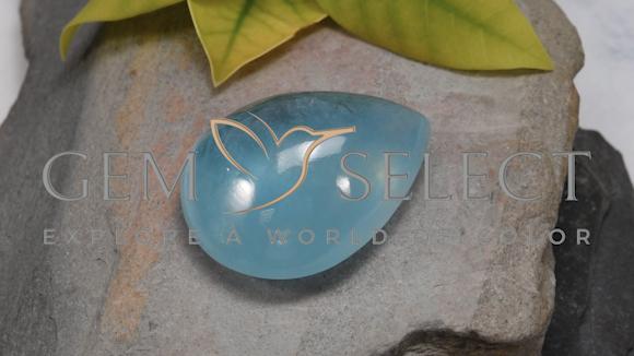 49.00ct Turquoise Aquamarine, Pear Shape, 28.4x21.3 mm