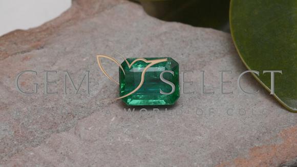 クルシマ製作所/慶子 No.614 1/8 Emerald（エメラルド） Colombian emerald 0.652ct rough stone