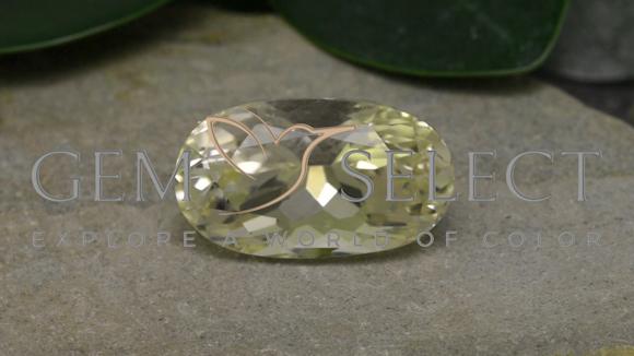 9.83ct Natural Light Green Hiddenite, Oval, VS-SI