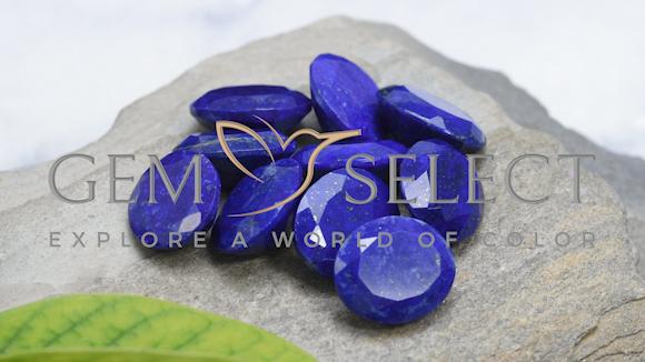 4.33ct Natural Intense Navy Blue Lapis Lazuli, Oval, Opaque