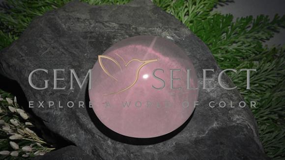 236.30ct Natural Medium Pink Star Rose Quartz, Oval